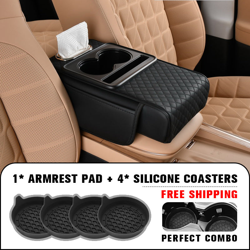 🔥2025 Hot sale🔥Integrated Pressurized Multifunctional Car Armrest Heightening Pad