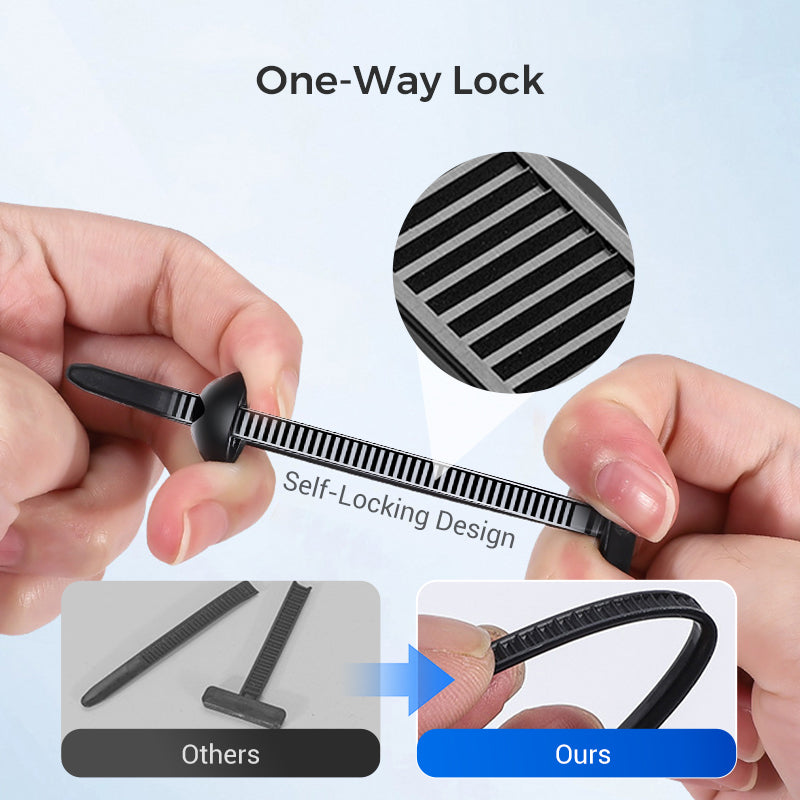 ✨Industrial Strength Cable Ties - Secure Fasteners for Home & DIY