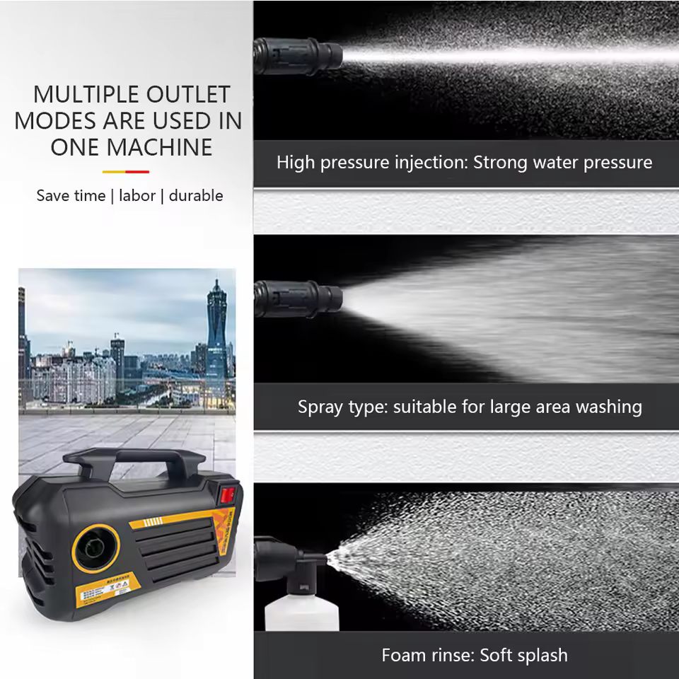 💦Powerful 3000W Electric High Pressure Washer Machine - Home & Car Wash Gun 220V/110V - Garden Washing Cleaning Tool