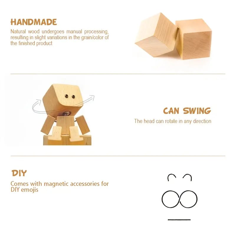 🔥Charming Little Wooden Figure That Sways