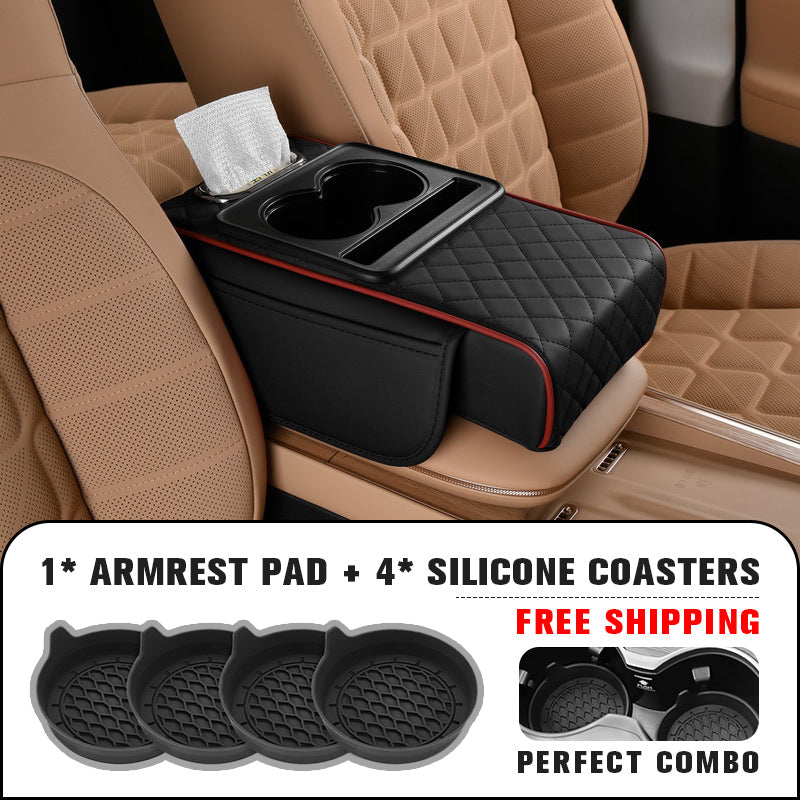 🔥2025 Hot sale🔥Integrated Pressurized Multifunctional Car Armrest Heightening Pad