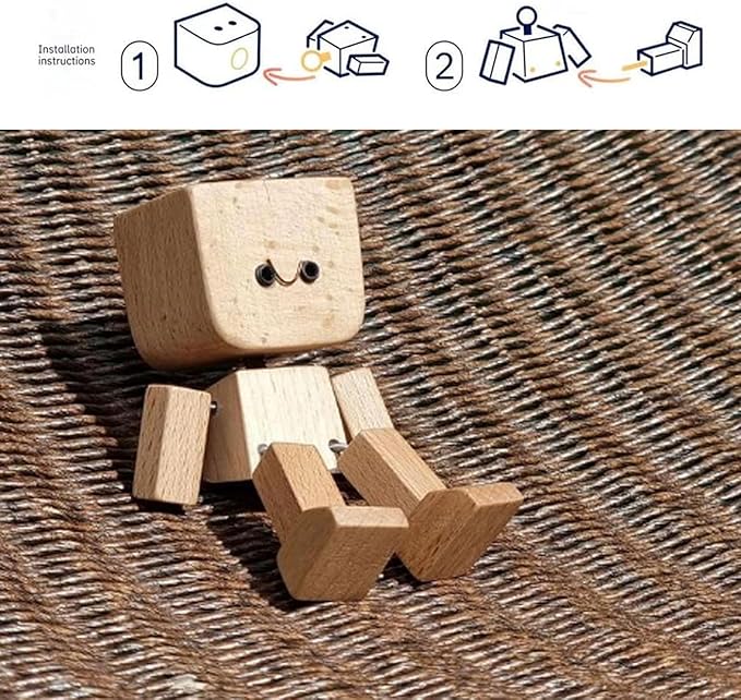 🔥Charming Little Wooden Figure That Sways