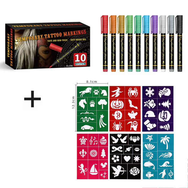 š„Hot Sale 50% OFFšØPerfect For Unique Body Artš„Temporary Tattoo Markers for Skin