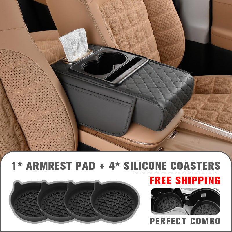 🔥2025 Hot sale🔥Integrated Pressurized Multifunctional Car Armrest Heightening Pad