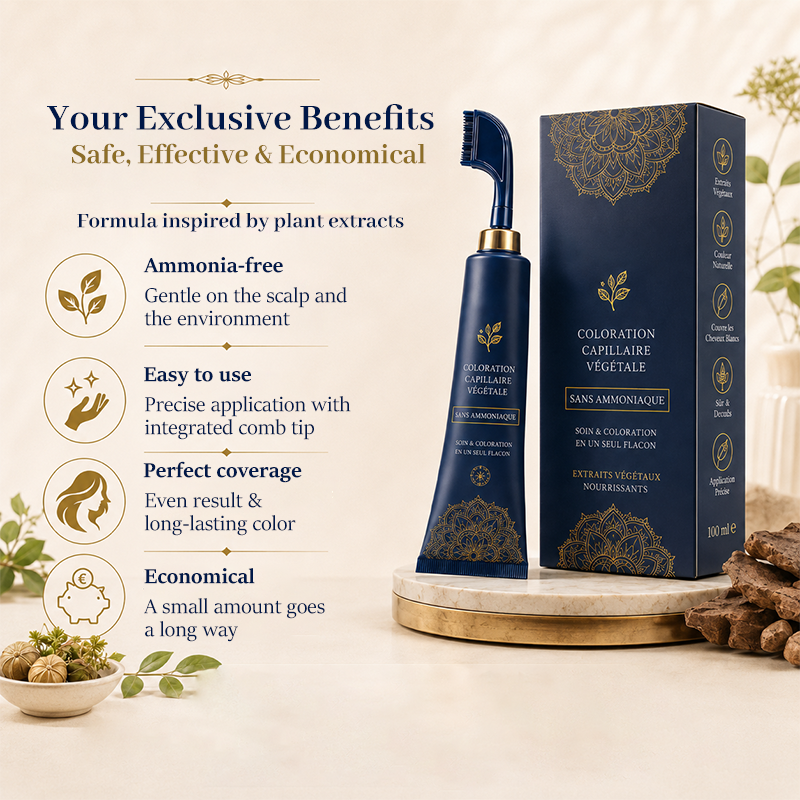 š„Limited Time Promotion 50% OFFš„Herbal Hair Dye Comb for Home Use