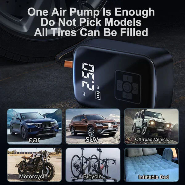 🔥 HOT SALE 50% OFF🔥🚗💨Portable Multifunctional Cordless Inflatable Pump