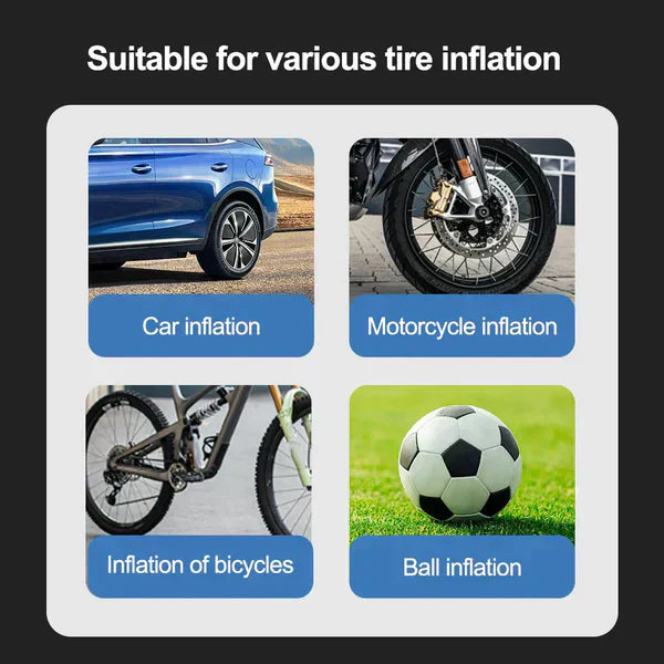 🔥 HOT SALE 50% OFF🔥🚗💨Portable Multifunctional Cordless Inflatable Pump