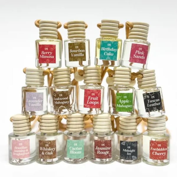 Scented Car Freshener - Car Air Freshener Diffuser - Last 60+ Days