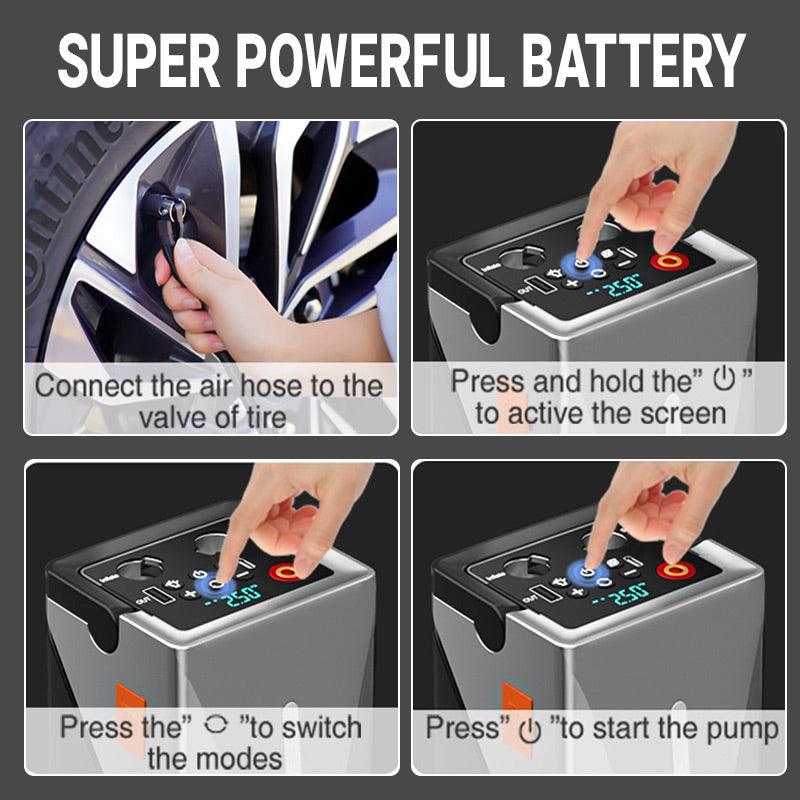 💥💥💥Multifunctional Jump Starter with Air Pump & Blower(Providing for your safety)