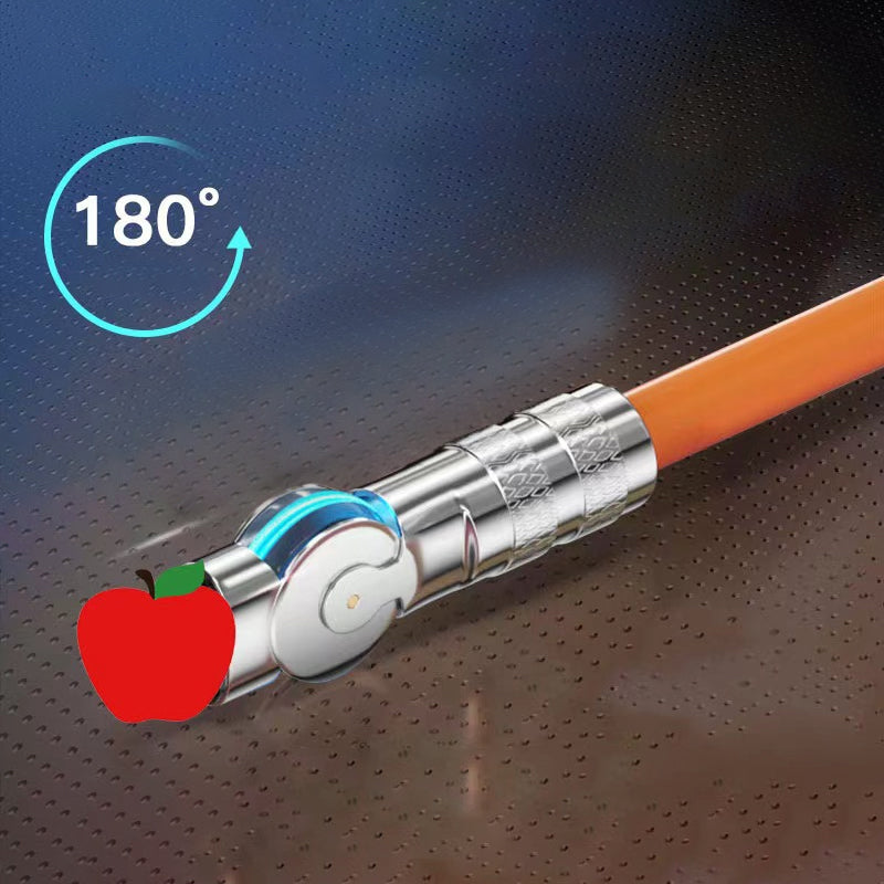 ⌛limited-time 50% off🔥120W 3 in 1 Rotating Elbow Fast Charging Data Cable⚡
