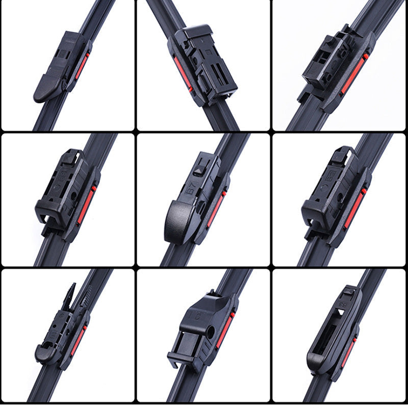 šSilent Four-Layer Rubber Strip Windshield Wipers for Car