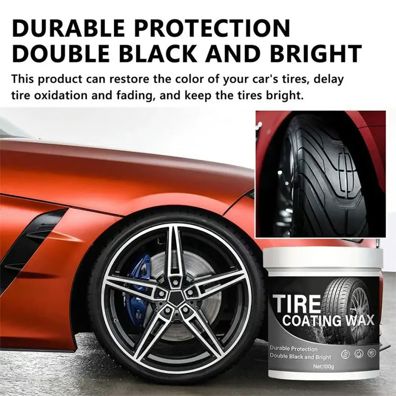 Versatile Lasting Hydrophobic Car Tire Polishing Cleaner Paste