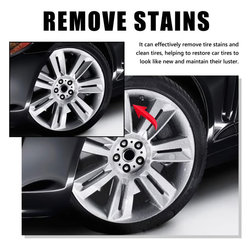 Versatile Lasting Hydrophobic Car Tire Polishing Cleaner Paste
