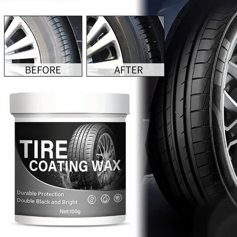 Versatile Lasting Hydrophobic Car Tire Polishing Cleaner Paste