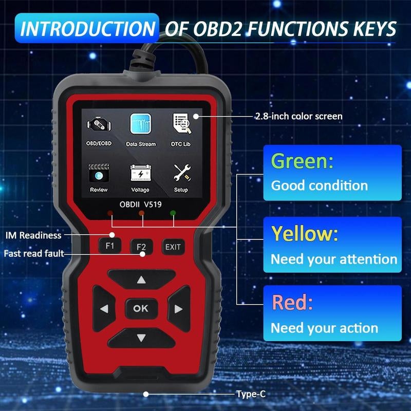 🔥Hot Sale🔥OBD2 Scanner Car Engine Diagnostic Tool(Save $100 – Diagnose issues yourself, skip the garage markup! 💸)