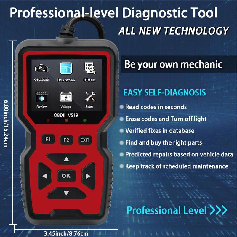 🔥Hot Sale🔥OBD2 Scanner Car Engine Diagnostic Tool(Save $100 – Diagnose issues yourself, skip the garage markup! 💸)