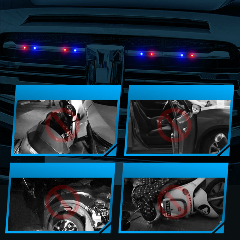 Waterproof Solar Flashing Warning Light for Car