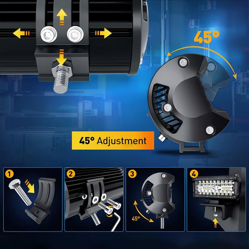 Powerful LED Light Bar Kit for Cars