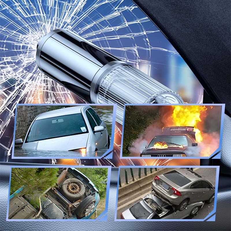 🔥BUY 2 get 1 free 🔥Emergency Car Window Breaker Seatbelt Cutter Tool