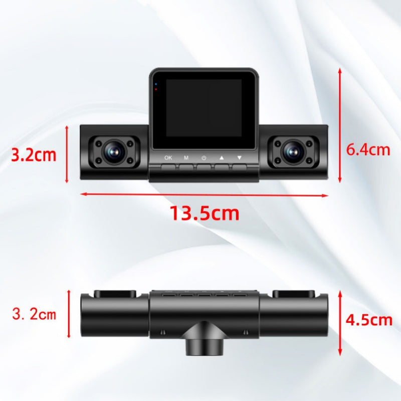 š1080P 4-Channel Dash Cam with Night Vision