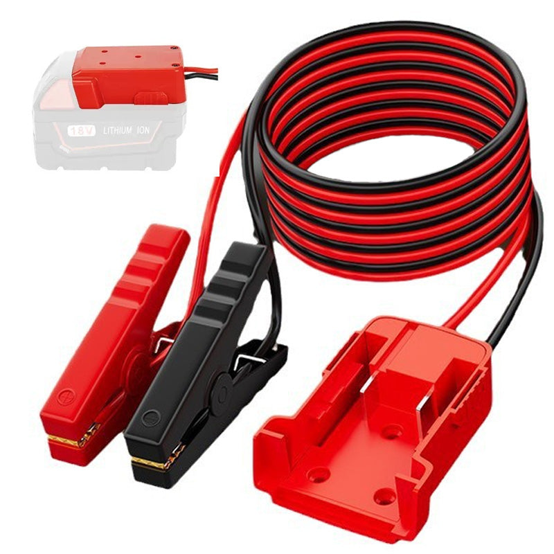 Car Battery Jumper Cable with Adapter