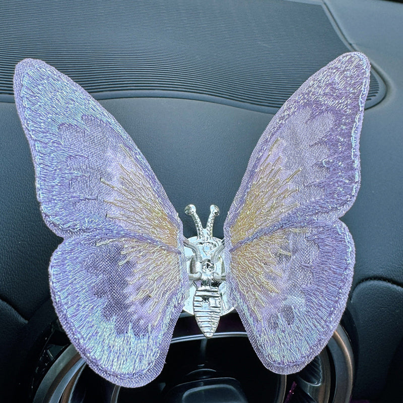 🔥2025 SALE - Embroidery Butterfly Decoration🚗🦋