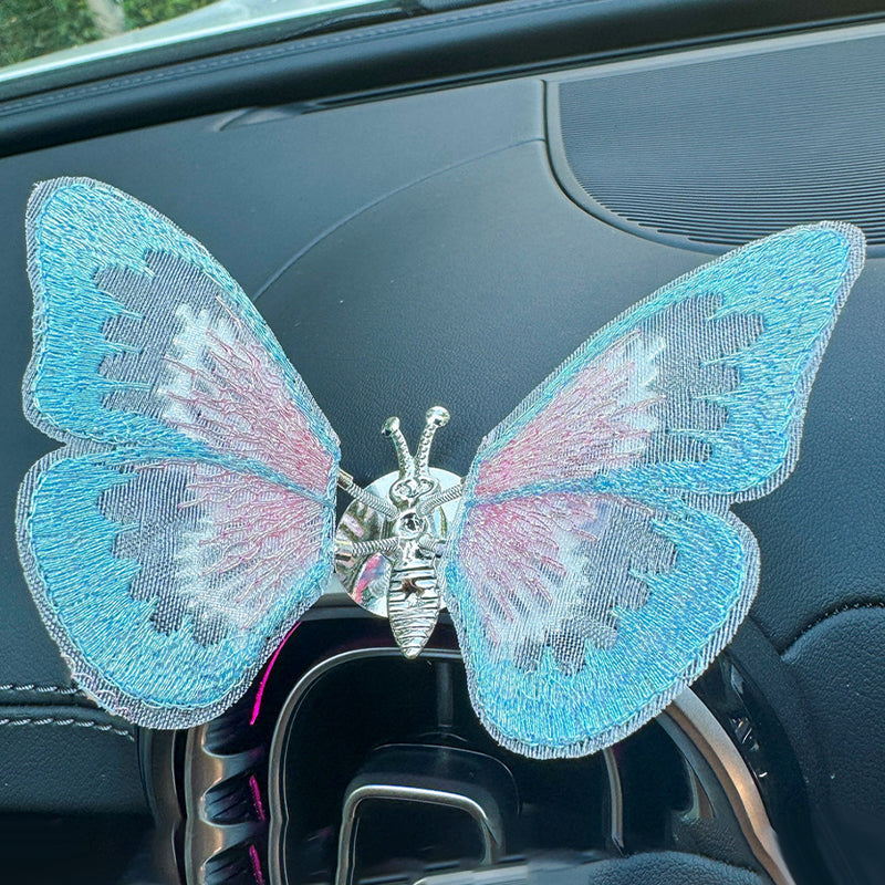 🔥2025 SALE - Embroidery Butterfly Decoration🚗🦋
