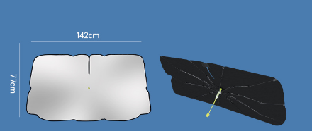 š 50% OFF NOW ! āļø Car Sunshade ā Effective Heat Insulation, UV Block & Easy Foldable Auto Windshield Protector