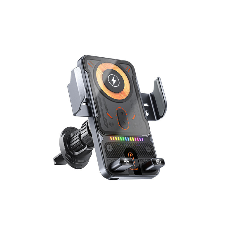 š±Smart 2-In-1 Auto-Rotating Car Phone Holder & Wireless Chargerā”
