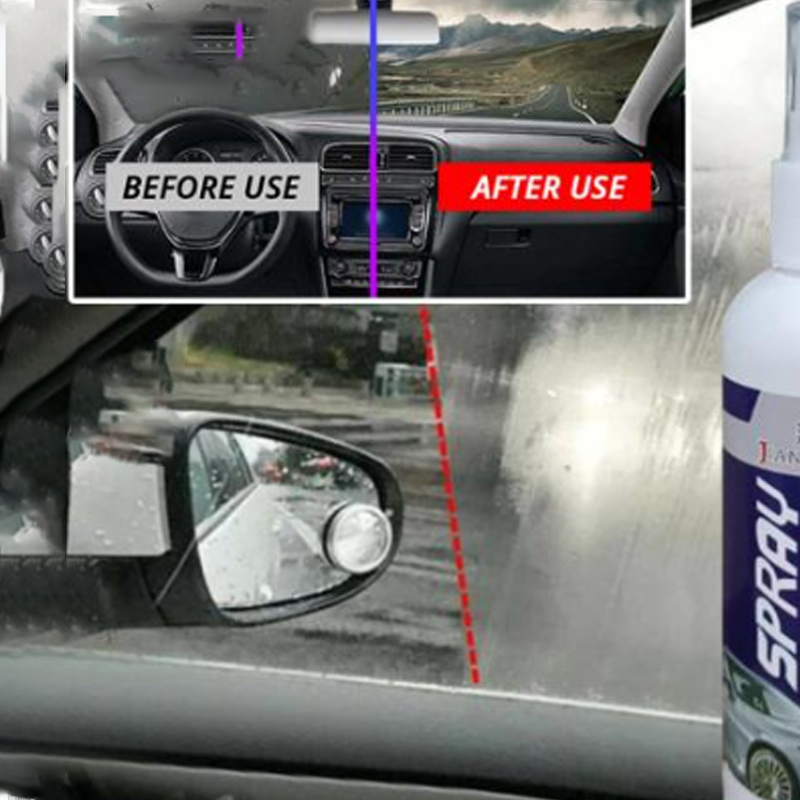 🔥Car Water Repellent & Anti-Fog Spray
