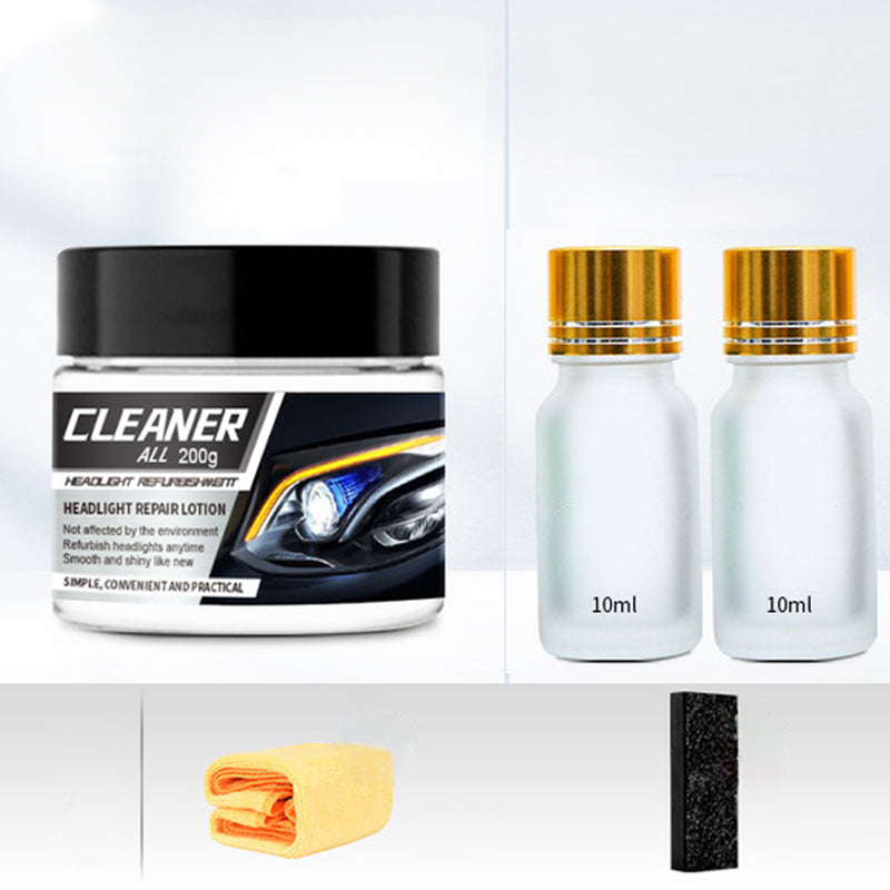 Headlight Restoration Kit for Yellowed & Foggy Lights