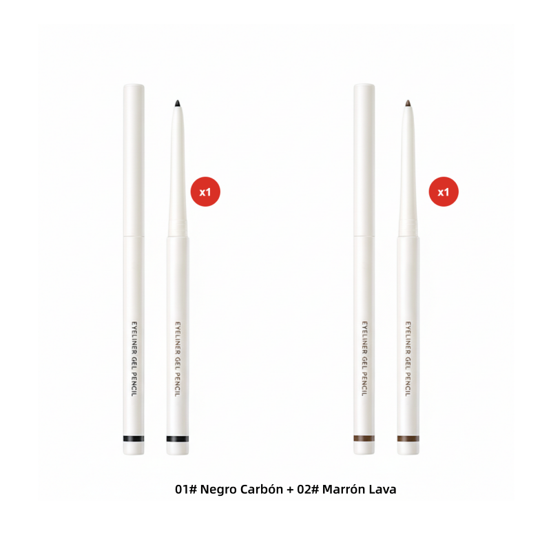 🎁buy 1 get 1 free🎁Waterproof Gel Eyeliner Pencil, Precision Eye Liner Pen, 2mm Ultra-Fine Tip, Smudge-Proof