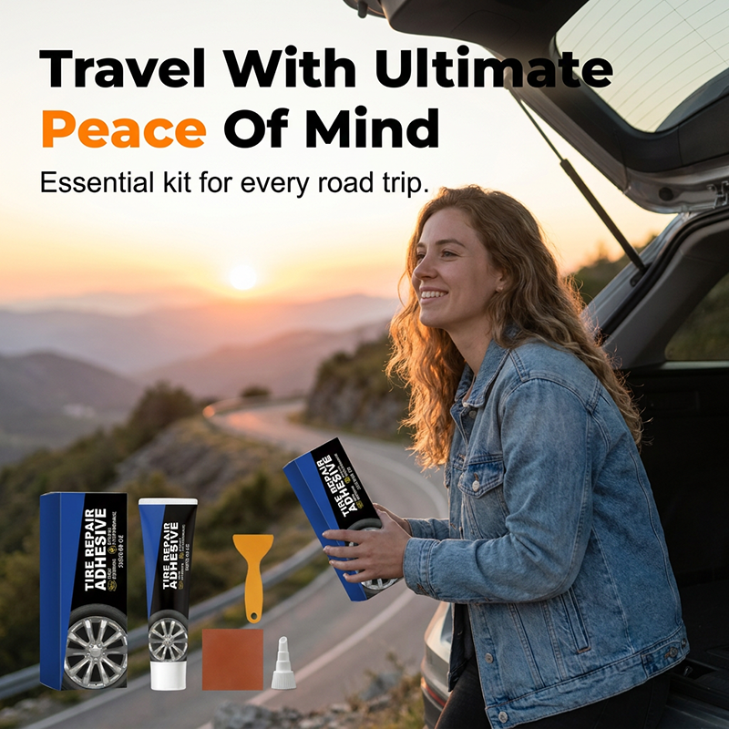 🥳2026 HOT SALE🥳💞50K+ SOLD!🛠️🚗 50% OFF!Tire Repair Adhesive Kit