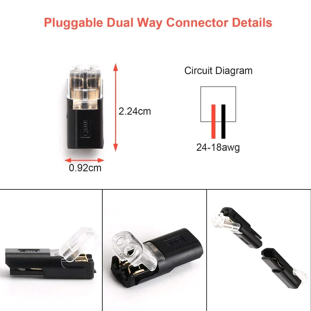 🔥Limited Time Promotion 50% OFF🔥Two-wire plug connector with locking tab