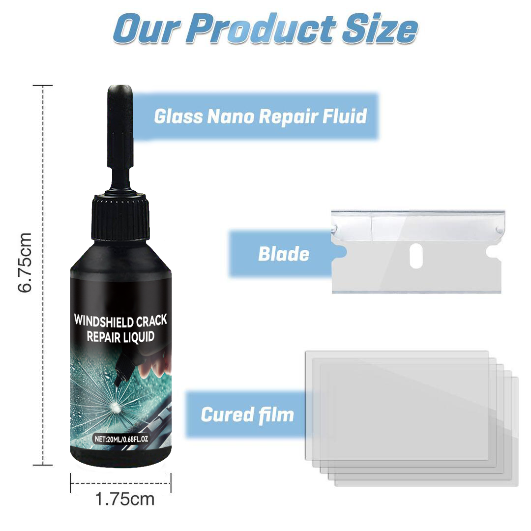 🔥BUY 1 GET 1 FREE🔥 2025 New Car Windshield Crack Repair Fluid