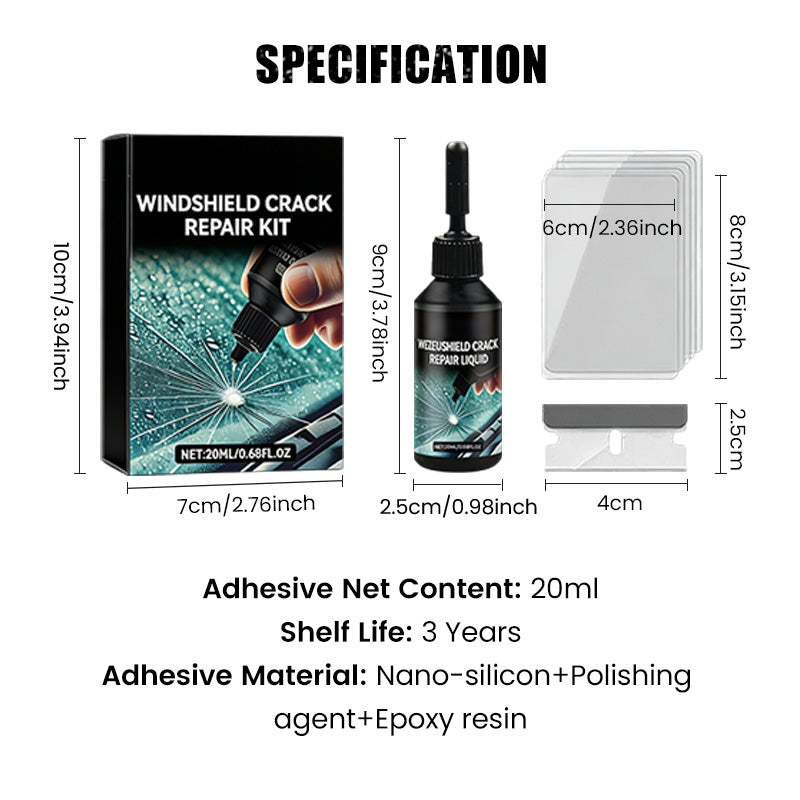 🔥 2025 New Car Windshield Crack Repair Fluid