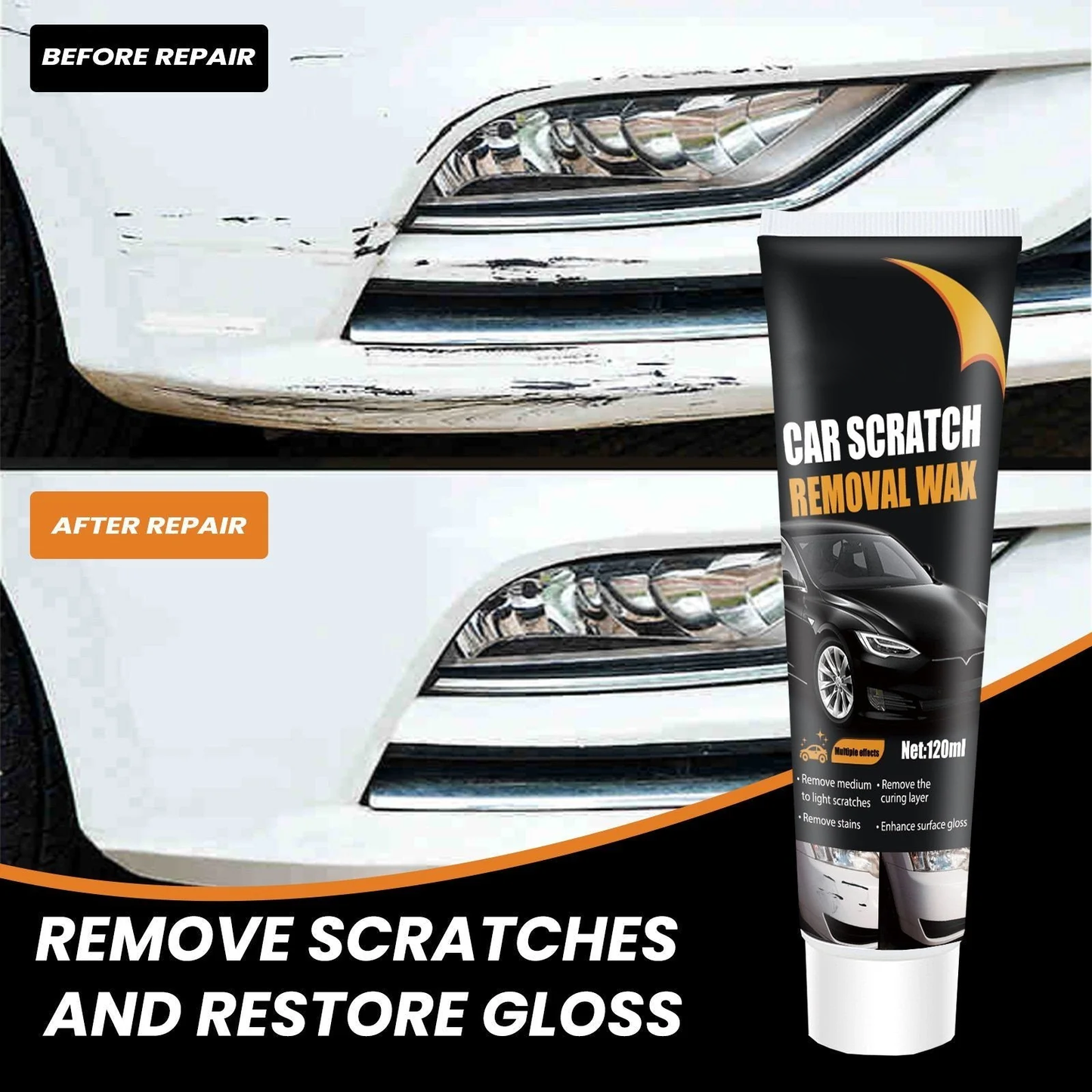 🔥Car scratch repair wax🧨A must-have brand new car