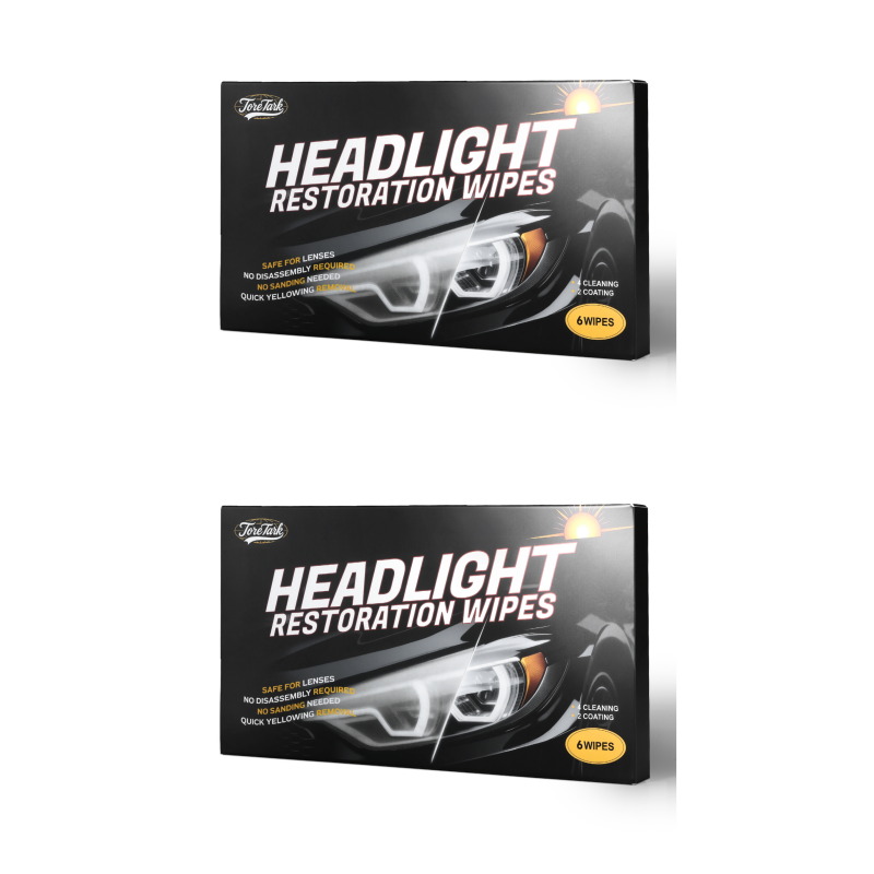 Headlight Restoration wipes Kit