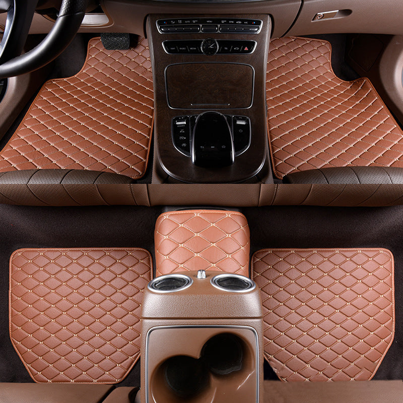 Floor Mats for Cars, Black Deep Dish All-Weather Mats, Waterproof Trim-To Fit Automotive Floor Mats for Cars Trucks SUV, Universal Floor Liner Car Accessories