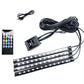 2025 Car Chassis Flexible RGB Waterproof LED Strip Lights (4PCS)
