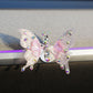 Diamond Butterfly Ornament with Fluttering Wings