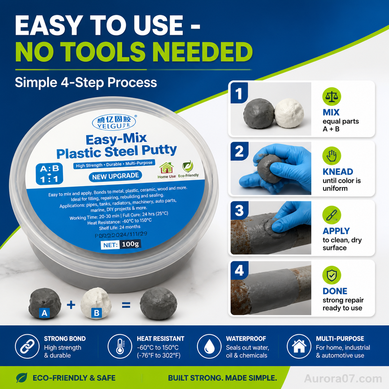 🔥 50% off for a limited time only | AB Super Glue: Brings broken items back to life – strong yet flexible, won’t crack!