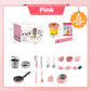 🎁Best Gift For Kid🍳Children's Real Cooking Mini Kitchen Toys - 22 PCS Set