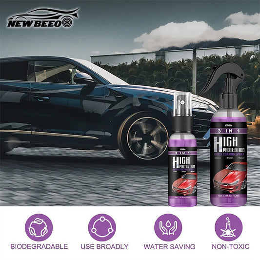 🔥3-in-1 car and ceramic polishing spray