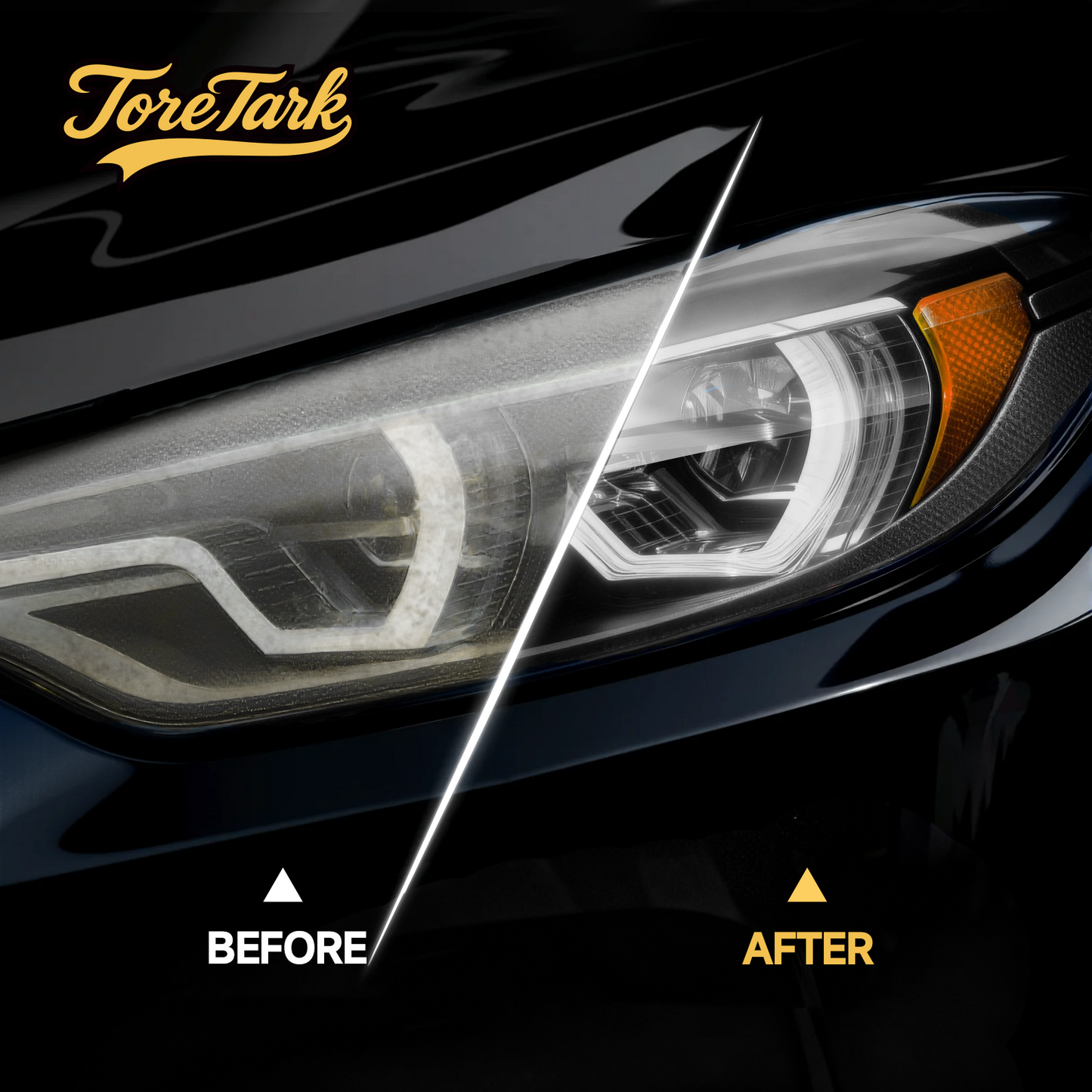 Toretark Car Headlight Restoration Kit