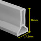 Self-Adhesive Moisture-Retaining Strip