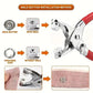 🔥LAST DAY PROMOTION - 50%OFF🔥100pcs Invisible Colored Metal Buckle & 1 Count Manual Pressure Pliers