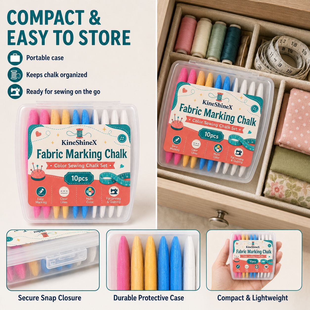 💥2026 Hot Sale🎁Clear Line Fabric Chalk