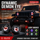 LED Devil Eyes Headlights-visual feast