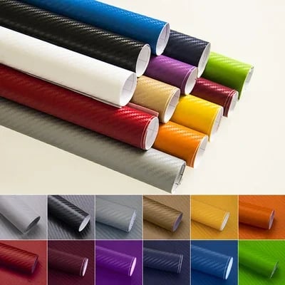 💥💥buy 1 get 1 free💥💥Carbon Fiber Car Wrap Vinyl Roll with Air Release